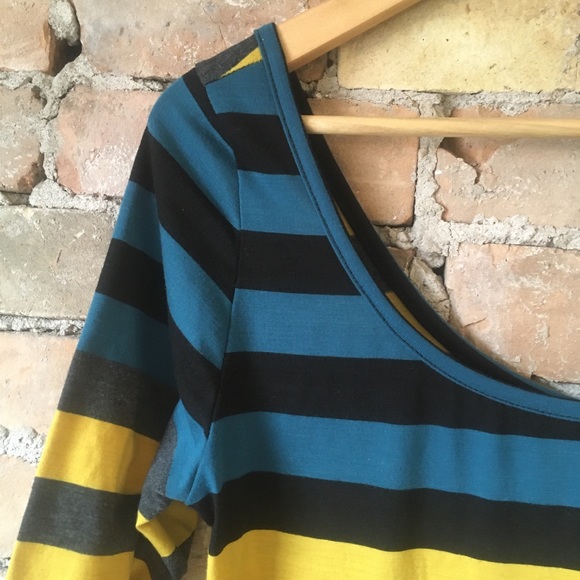 Bright Striped Dress - Picture 4 of 4